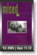 MİSED | YIL:2005 | SAYI:11-12