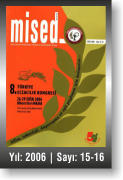 MİSED | YIL:2006 | SAYI:15-16