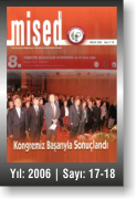 MİSED | YIL:2006 | SAYI:17-18